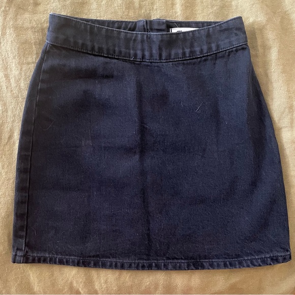 Madewell High Waist Straight Mini Skirt size 23 NWT - Picture 3 of 4